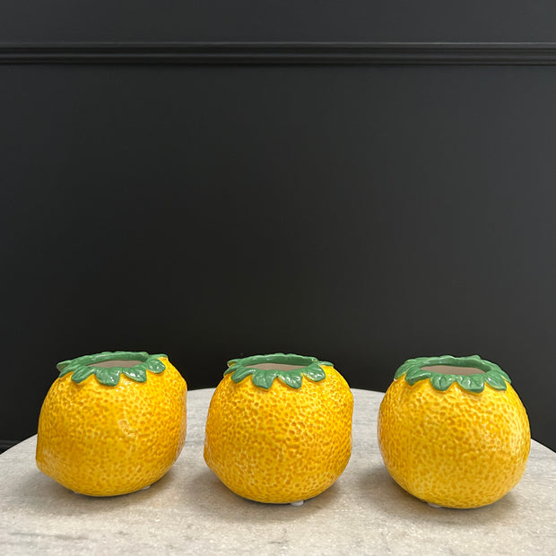 Lemon Vases (Set of 3)