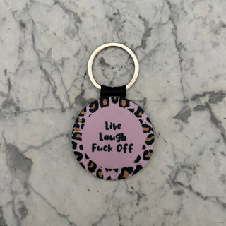 Leopard Print Keyring