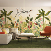 Lush Tropical Rainforest Mural