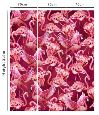 Magenta Flamingo Wallpaper - Avalana Design