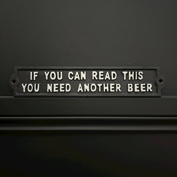 Metal Beer Sign