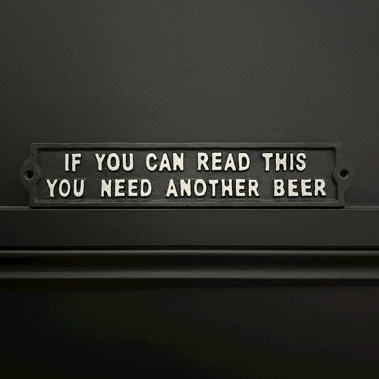 Metal Beer Sign