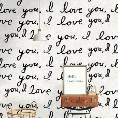 Monochrome Love Wallpaper
