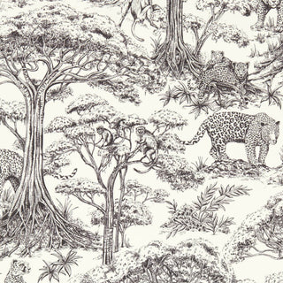 Monochrome Safari Wallpaper