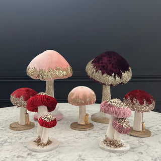 Large Decorative Mushrooms (Set of 2)