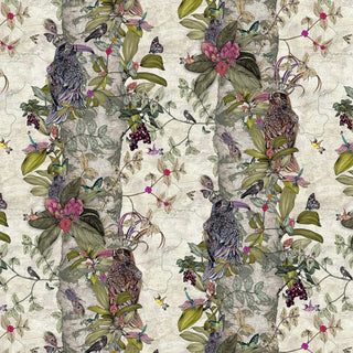 Natural Bird Print Wallpaper