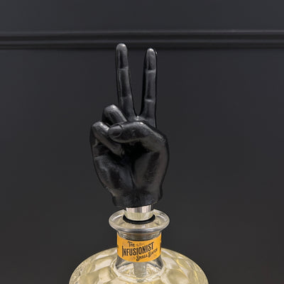 Peace Hand Bottle Stopper
