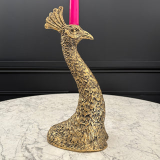 Peacock Candle Holder