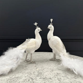 Peacock Ornaments (Set of 2)