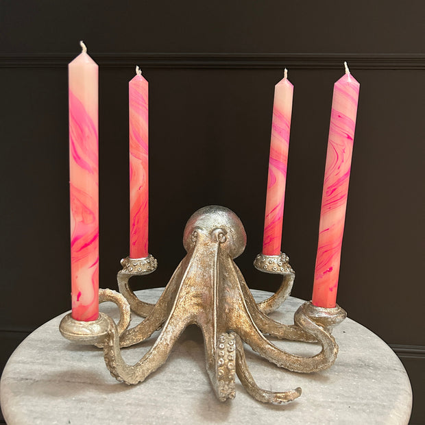 Pink Candles (Set of 3)