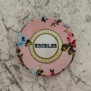 Pink Edibles Plate
