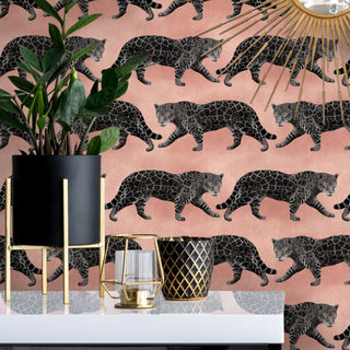 Pink Jaguar Wallpaper - REUSE DAWN - Limited Abode