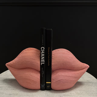 Pink Lips Bookends