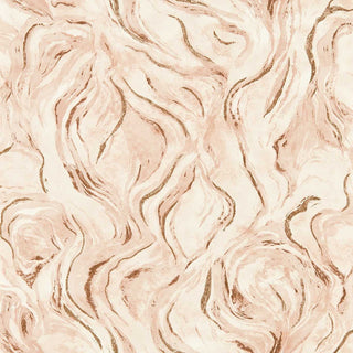 Pink Marbled Wallpaper - Limited Abode