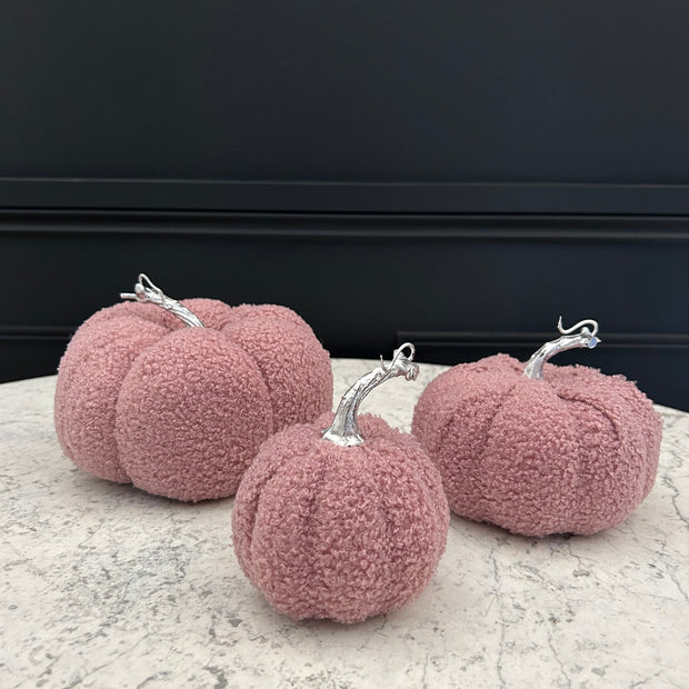 Small Pink Pumpkins (Set of 2)