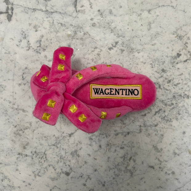 Pink Shoe Dog Toy