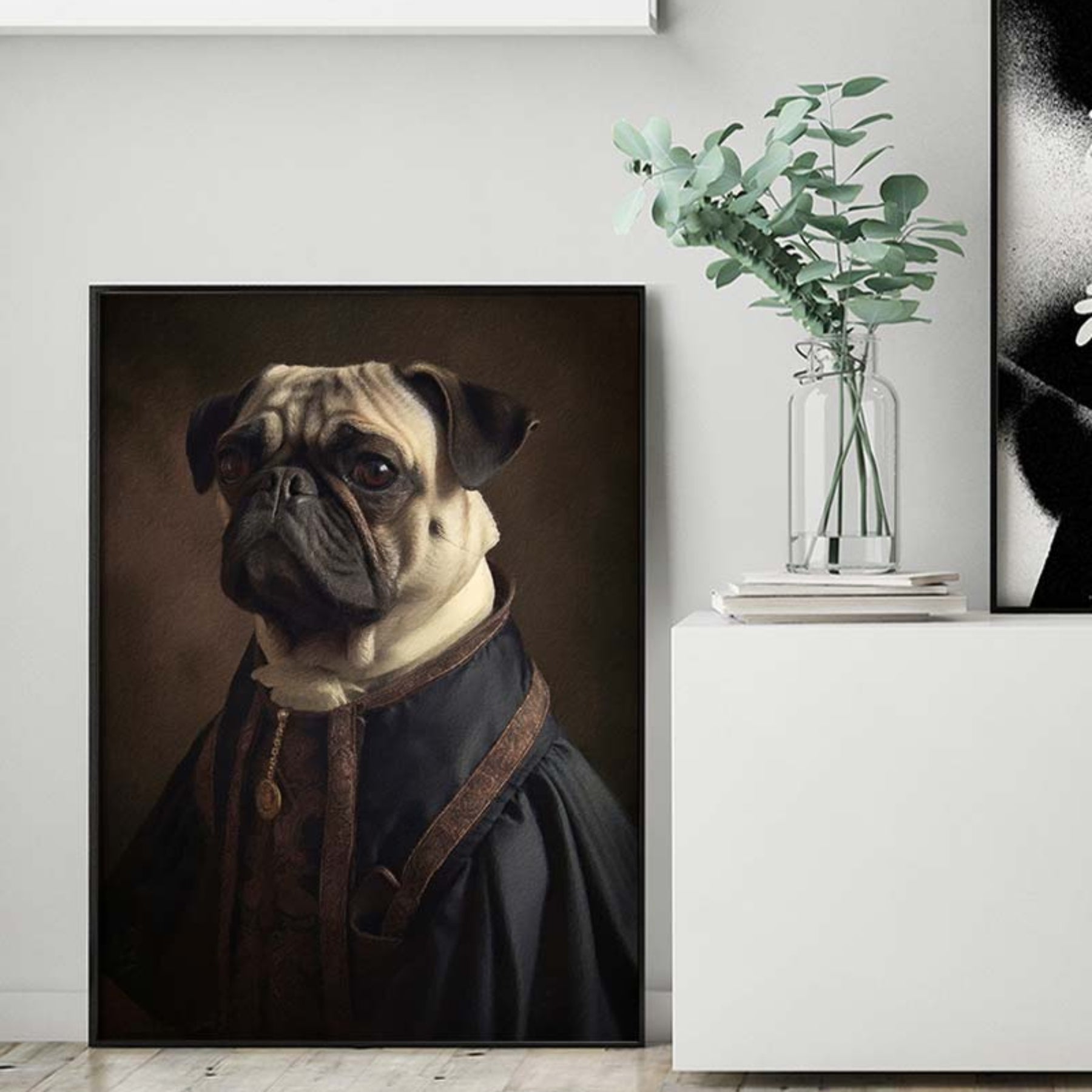 Pug dog hot sale art