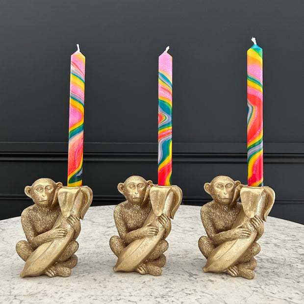 Rainbow Candles (Set of 3)