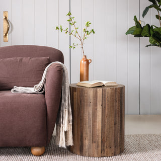 Reclaimed Wood Side Table