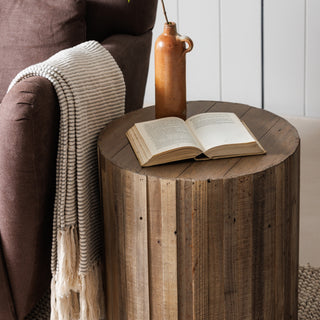 Reclaimed Wood Side Table