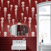 Red Jellyfish Wallpaper