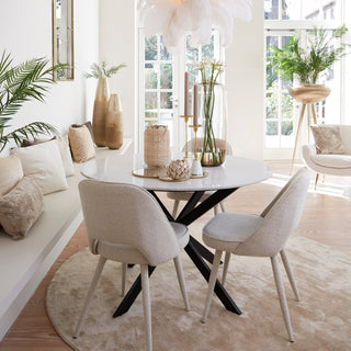 Round Marble Dining Table