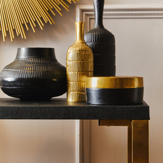 Shagreen Console Tables (Set of 2)