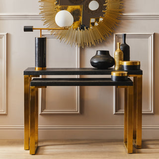 Shagreen Console Tables (Set of 2)