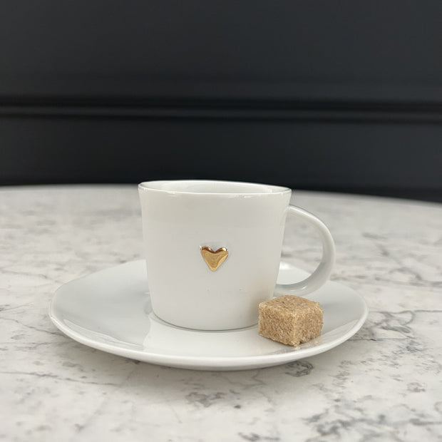 Small Coffee Cup & Saucer