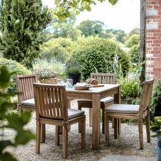 Square Wooden Garden Table