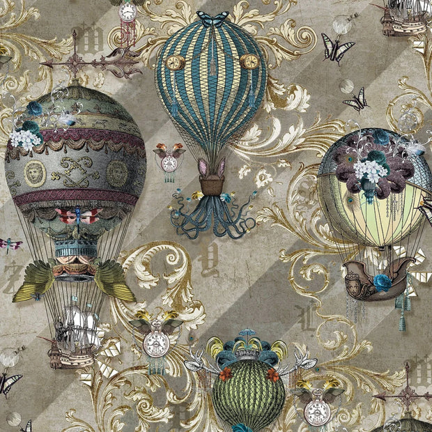 Stone Hot Air Balloon Wallpaper