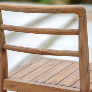 Teak Dining Chairs (Set of 2)
