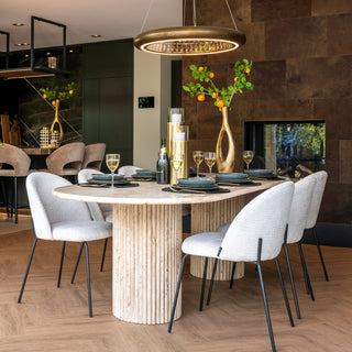 Travertine Dining Table