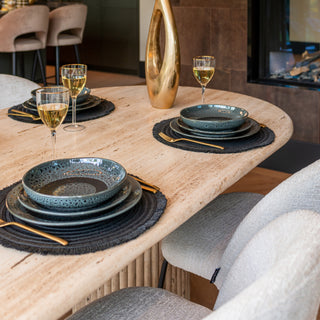 Travertine Dining Table