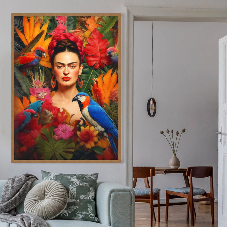 Tropical Frida Kahlo Art