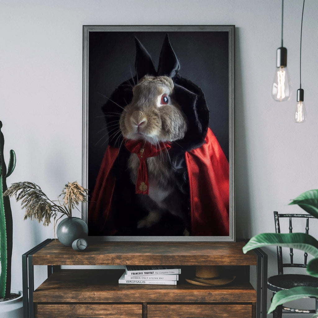 Vampire Bunny Print - Limited Abode