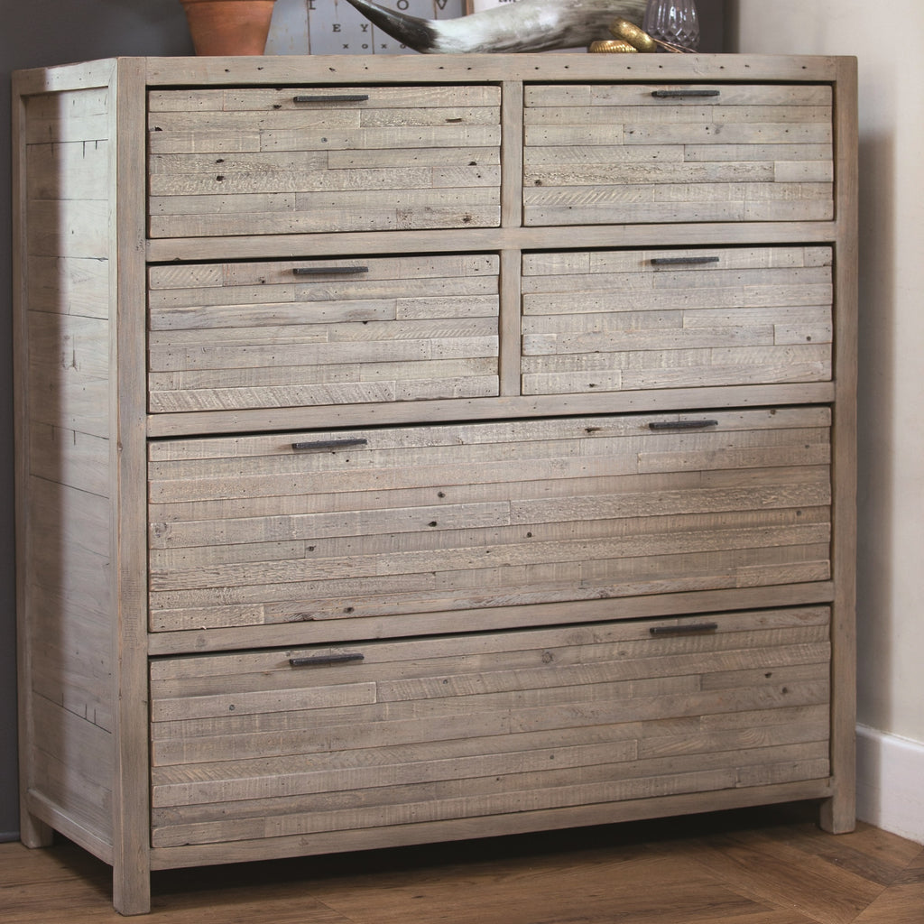 Wooden chest deals of 6 drawers