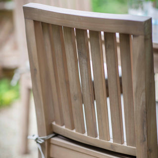 Wooden Garden Chairs (Set of 2)