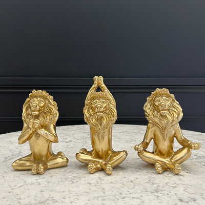 Yoga Lions (Set of 3)