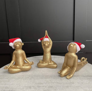 Yoga Monkeys (Set of 3)