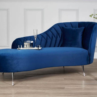 Blue Chaise Longue