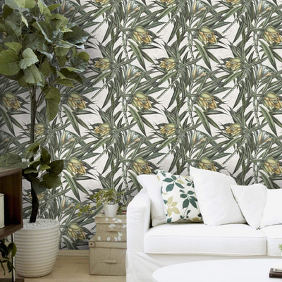 Exotic Foliage Wallpaper