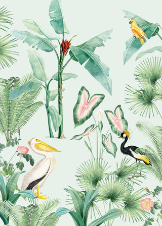 Bird Mural Wallpaper