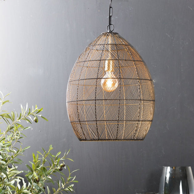 Black and Gold Ceiling Light - Limited Abode