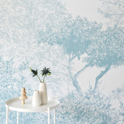 Blue Trees Wallpaper Mural