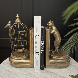 Curious Cat Bookends