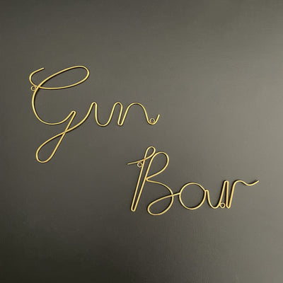Gin Bar Wall Sign