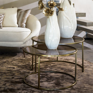 Gold Coffee Table Nest