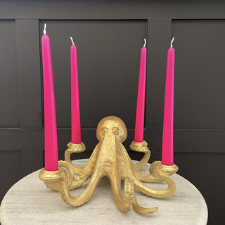 Gold Octopus Candle Holder - Limited Abode