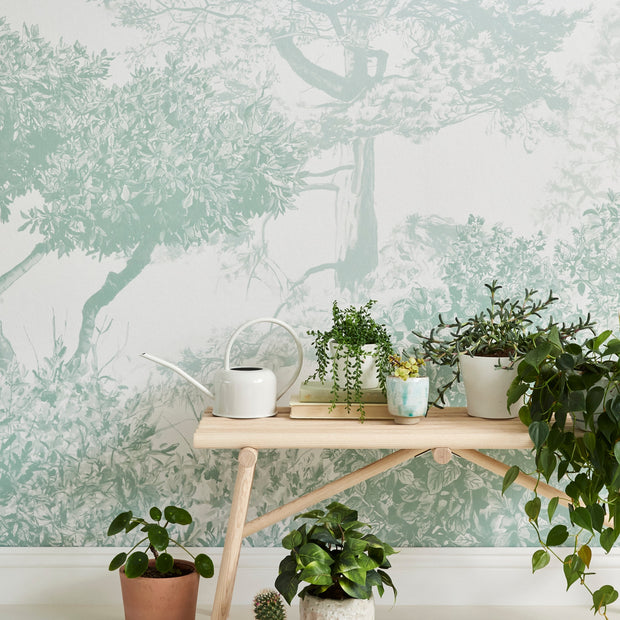 Green Trees Wallpaper Mural